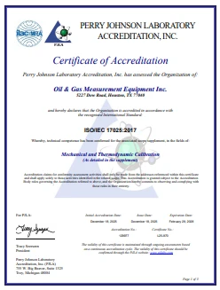 ISO/IEC 17025:2017 Accreditation